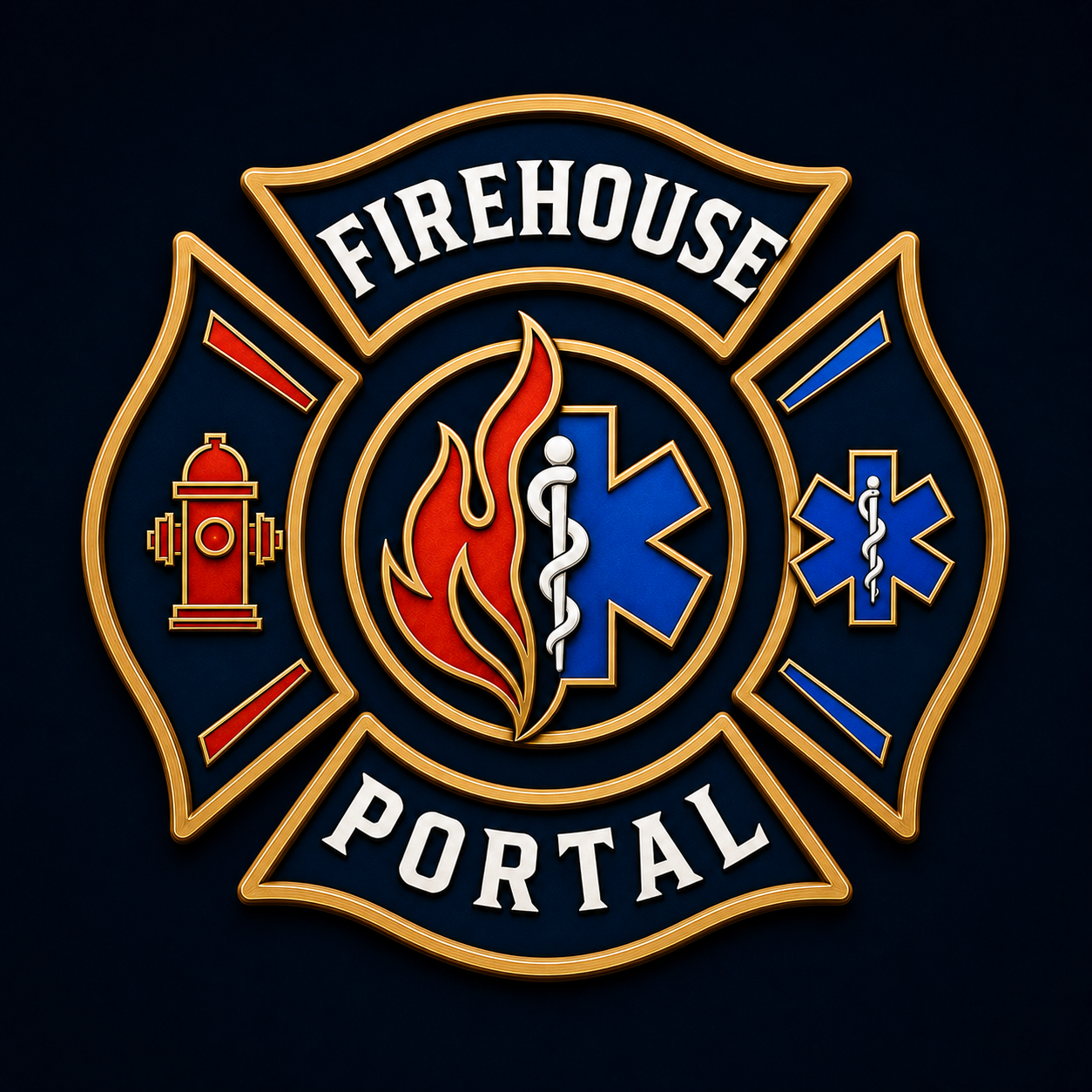 Firehouse Portal Maltese cross